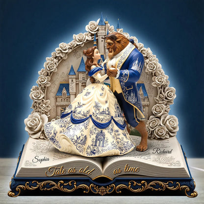 Romantic Couple Acrylic Light Box, Personalized Gift For Couples