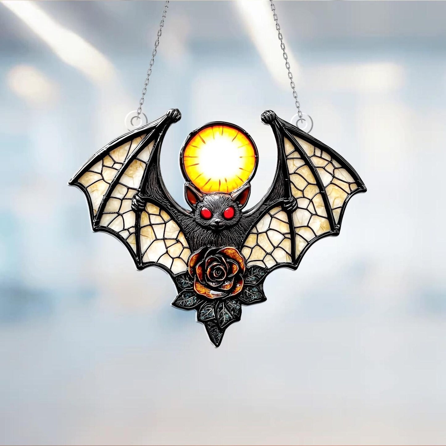 Gothic Bat, Bat Acrylic Window