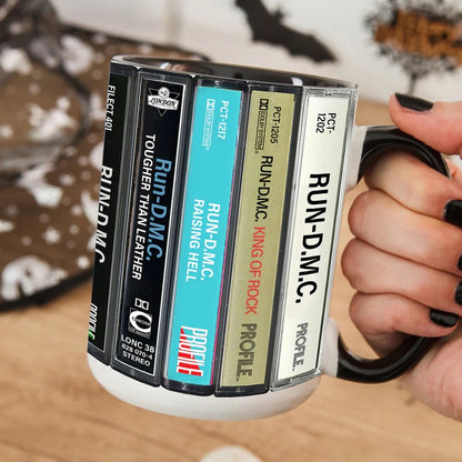 Run-D.M.C. Albums Cassette Retro Collection Accent Mug