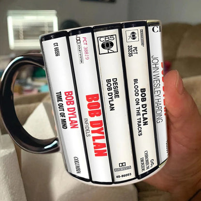 Bob Dylan Cassette Retro Collection Accent Mug