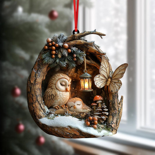 Owl Ornament - Christmas Gift Ornament