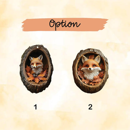 Fox Ornament, Christmas Decoration, Perfect Holiday Gift for Nature Lovers