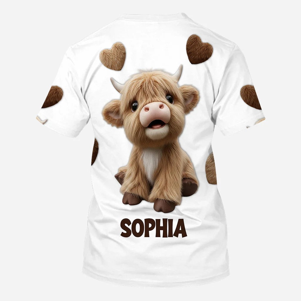 Highland Cow - Personalized All Over Print Shirt