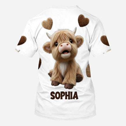 Highland Cow - Personalized All Over Print Shirt