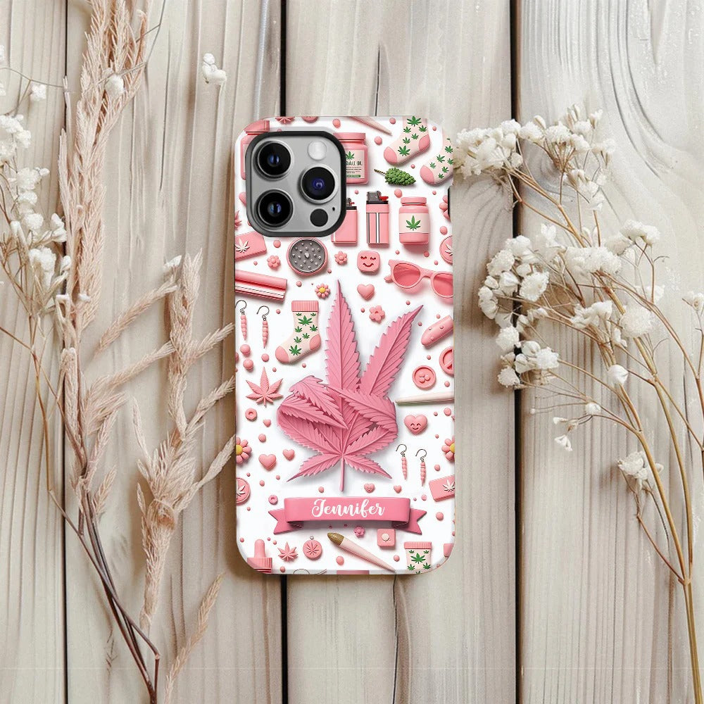It's 4_20 Somewhere, Personalized Weed Full Print Phone Case