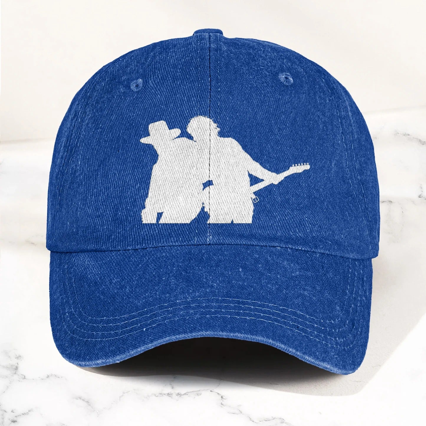 Classic Music Denim Cap – Retro Rock Music Fan Cap