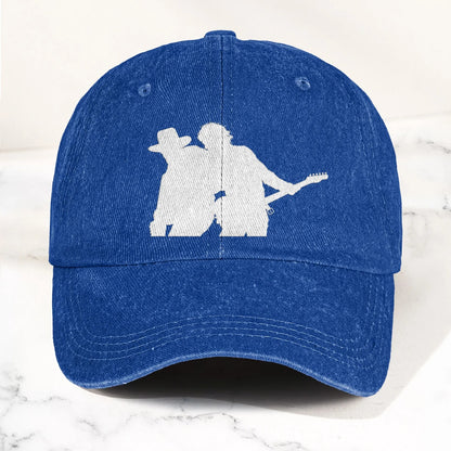 Classic Music Denim Cap – Retro Rock Music Fan Cap
