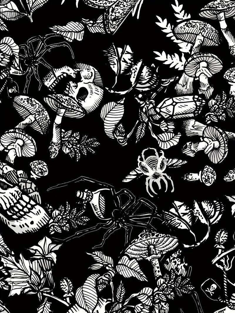 Skulls Floral Beach Short Quick Dry