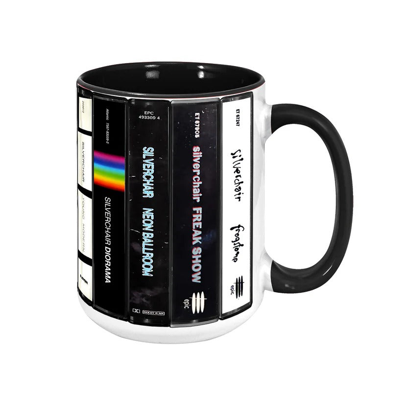 Silverchair Albums Cassette Collection Retro Accent Mug