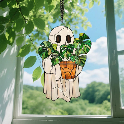 Ghost Plant Acrylic Window, Acrylic Window Hanging