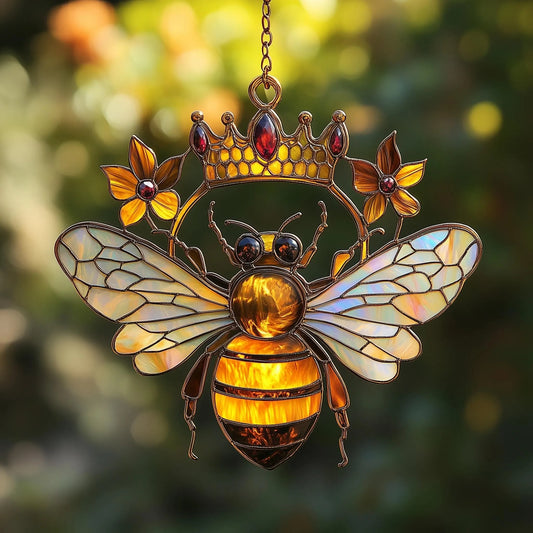 Queen Bee Acrylic Window, Acrylic Window Hanging