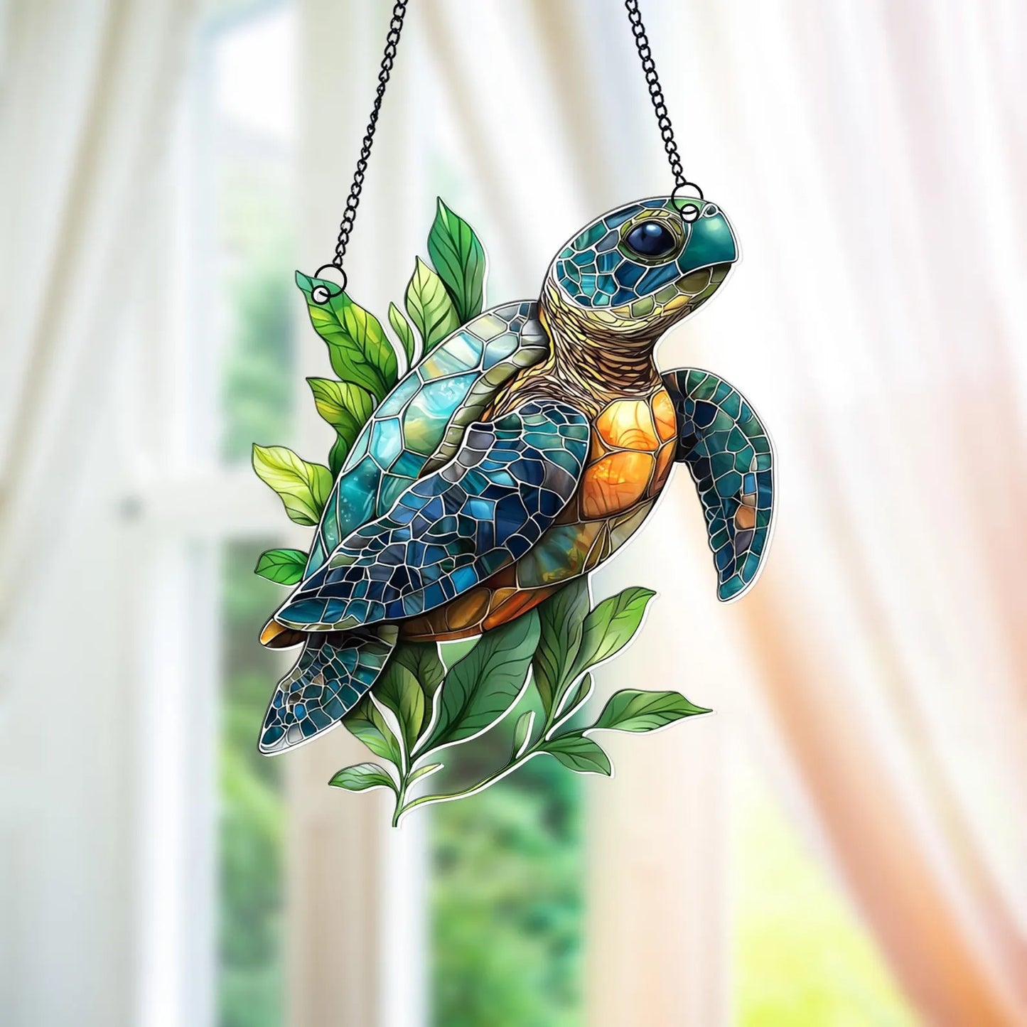Love Turtle Acrylic Window - Personalized Acrylic Window