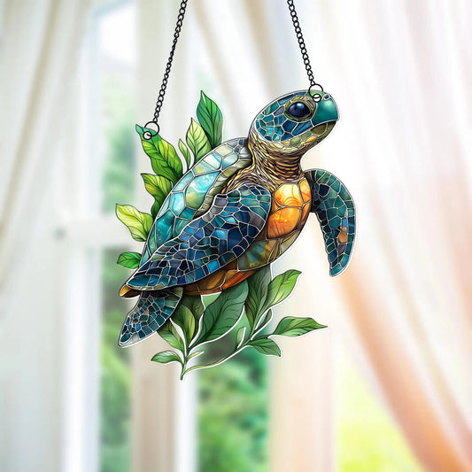 Love Turtle Acrylic Window - Personalized Acrylic Window