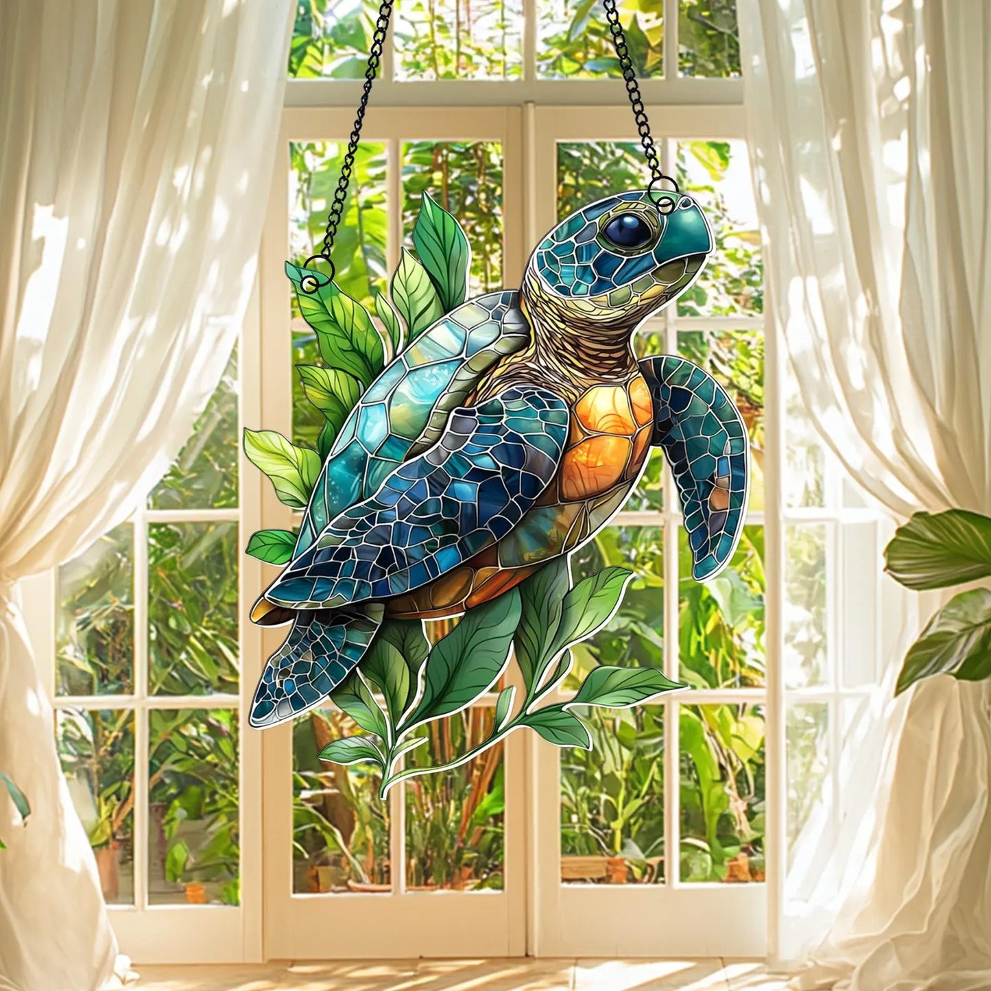Love Turtle Acrylic Window - Personalized Acrylic Window