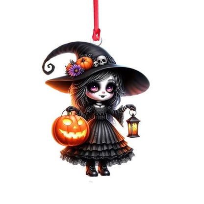 Little Witch Personalized Witch Custom Shaped Ornament