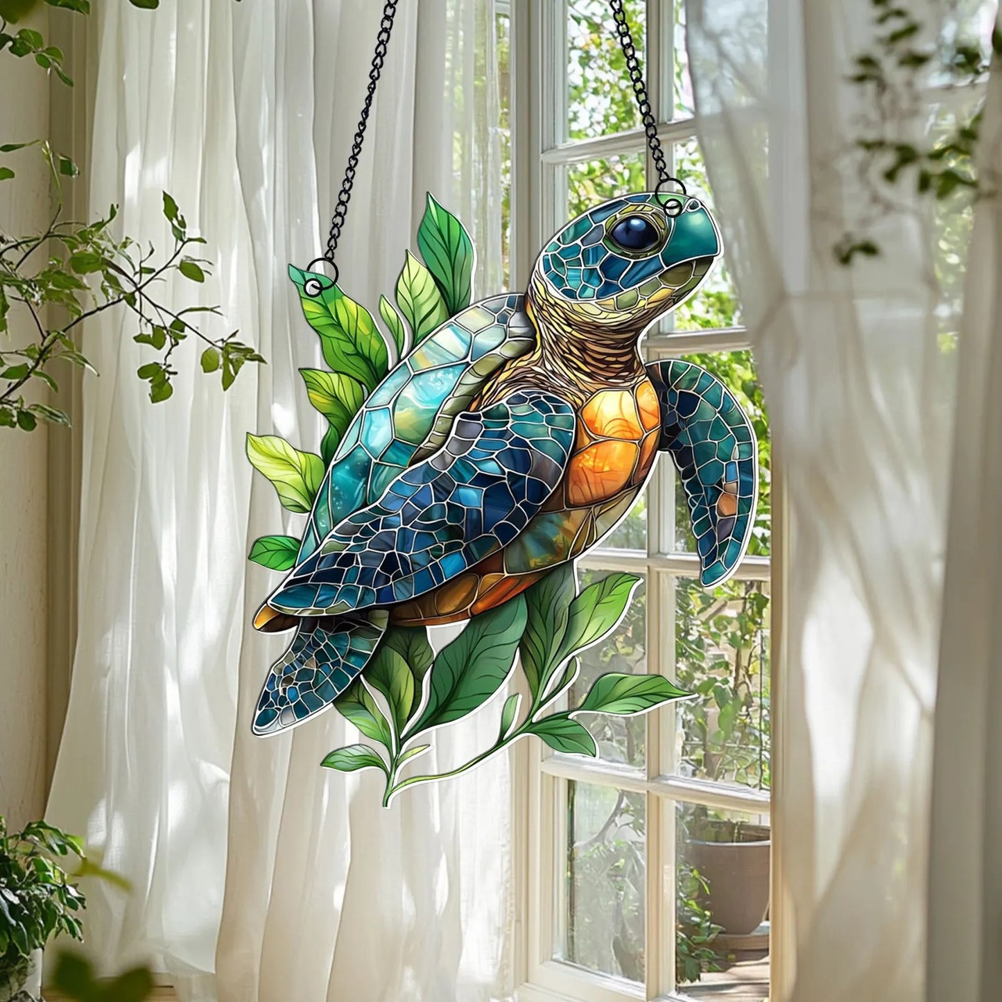 Love Turtle Acrylic Window - Personalized Acrylic Window
