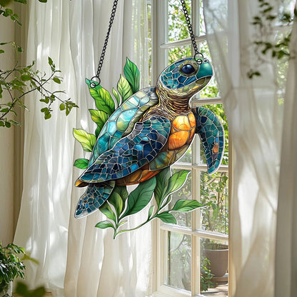 Love Turtle Acrylic Window - Personalized Acrylic Window