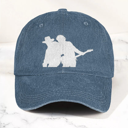Classic Music Denim Cap – Retro Rock Music Fan Cap