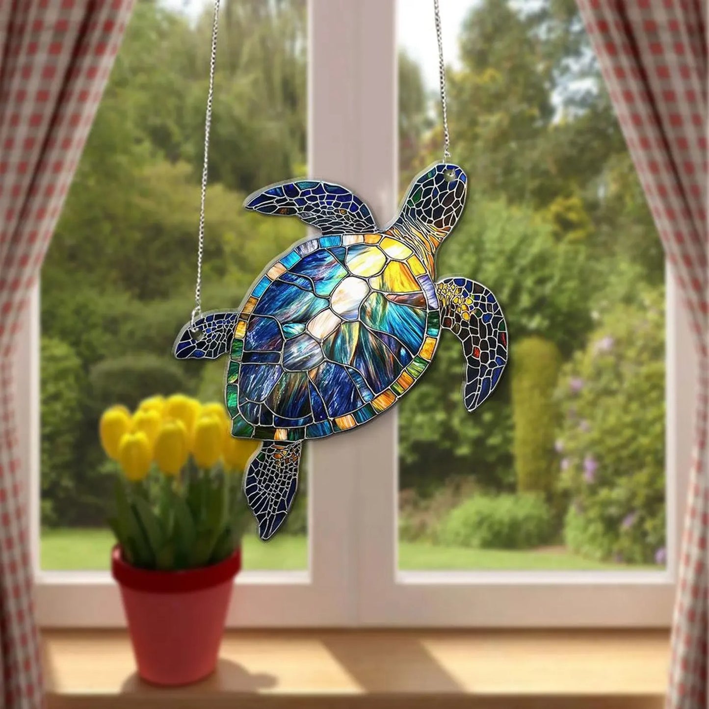 Love Turtle Acrylic Window - Personalized Acrylic Window