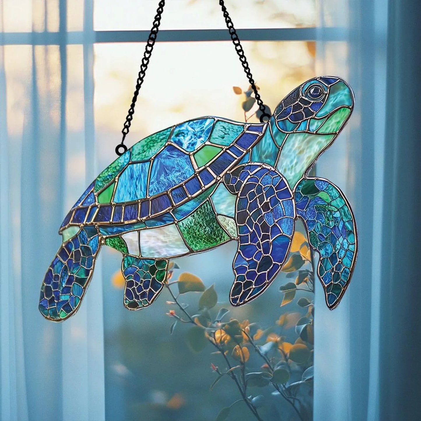 Sea Turtle Acrylic Window Suncatcher