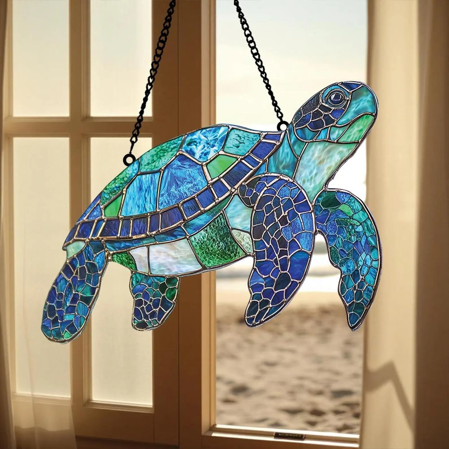 Sea Turtle Acrylic Window Suncatcher