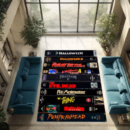 Retro Halloween Vibes Area Rug