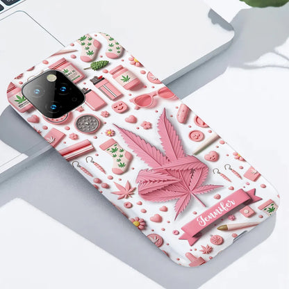 It's 4_20 Somewhere, Personalized Weed Full Print Phone Case