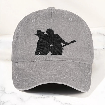 Classic Music Denim Cap – Retro Rock Music Fan Cap