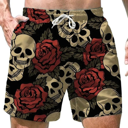 Skulls Roses Beach Short Quick Dry