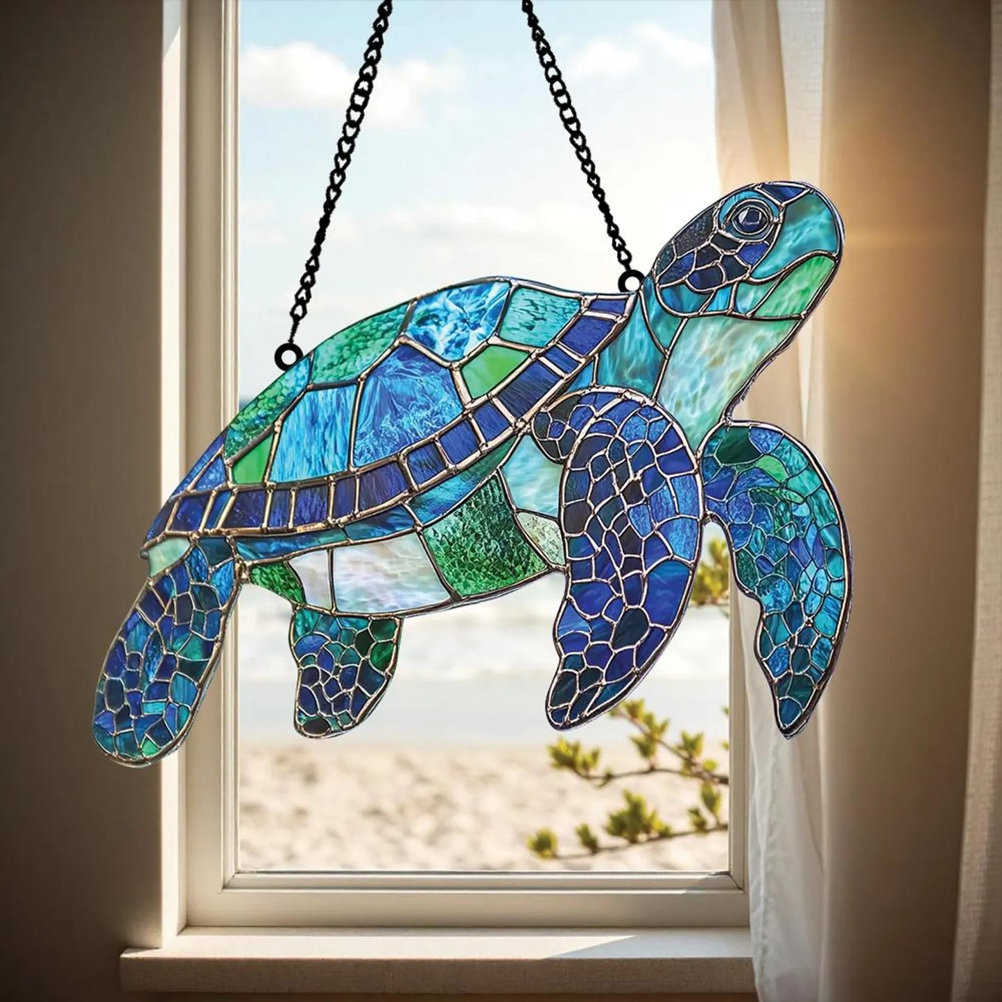Sea Turtle Acrylic Window Suncatcher