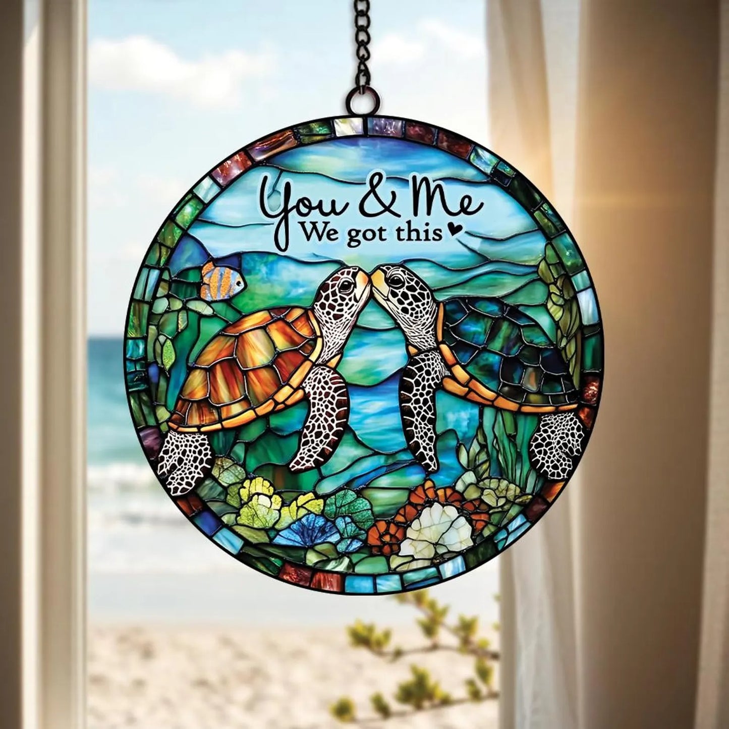 Sea Turtle - Personalized Acrylic Window