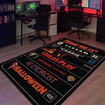 Retro Halloween Vibes Area Rug