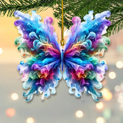 Butterfly Colorful Acrylic Ornament Gift For Nature