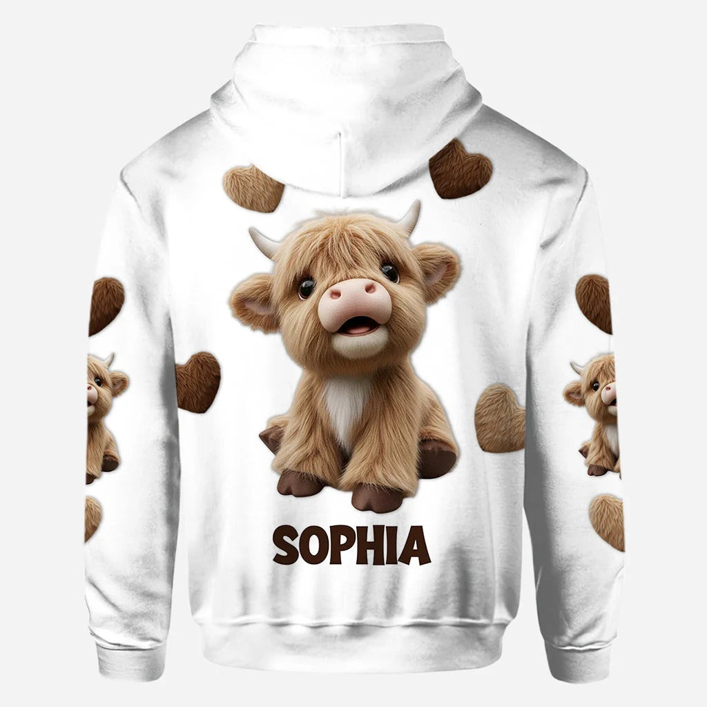 Highland Cow - Personalized All Over Print Shirt
