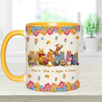 Mama Bear - Personalized Mama Accent Mug