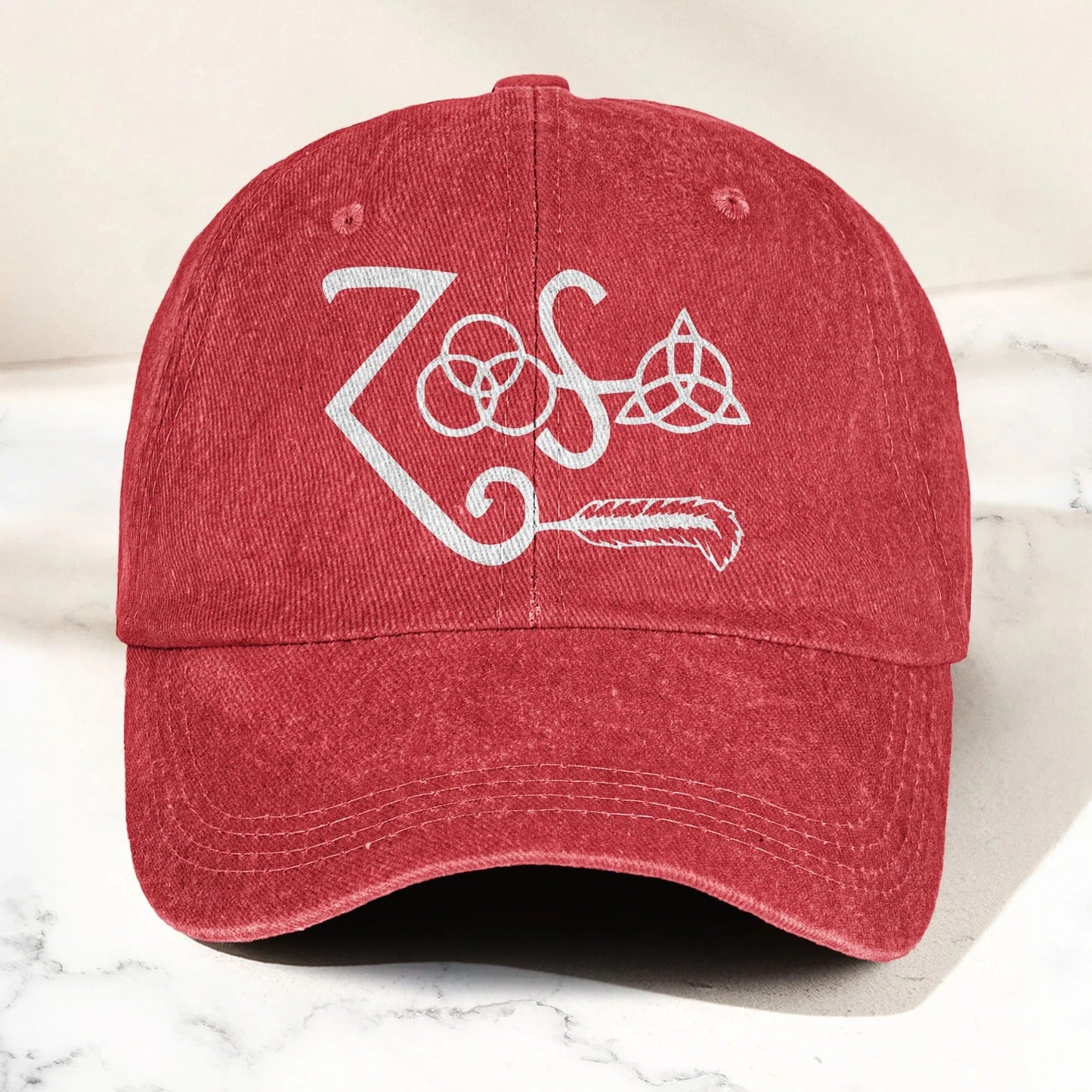 Led Zeppelin Denim Cap – Retro Classic Rock Music Inspired Hat