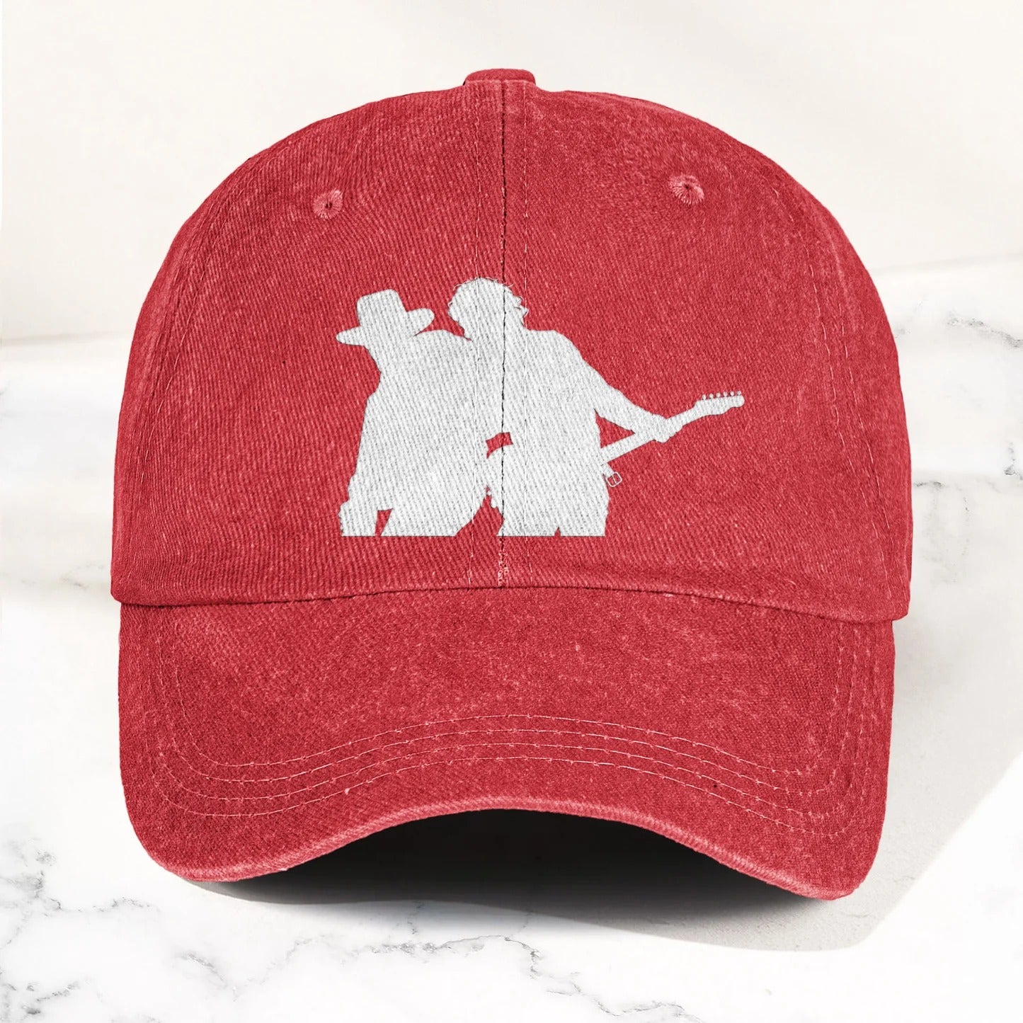 Classic Music Denim Cap – Retro Rock Music Fan Cap