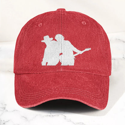 Classic Music Denim Cap – Retro Rock Music Fan Cap