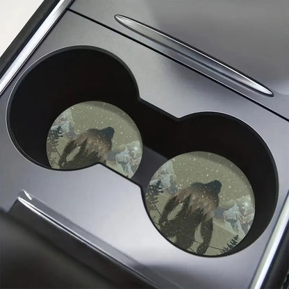 Don’t Spill, It’s Chilling – Bigfoot Winter Car Coaster