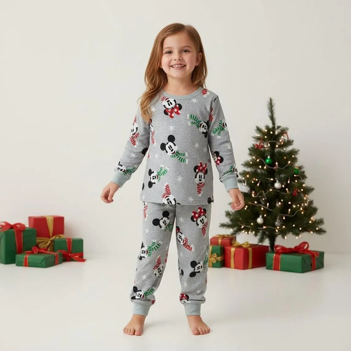 Mouse Christmas Pajamas Set