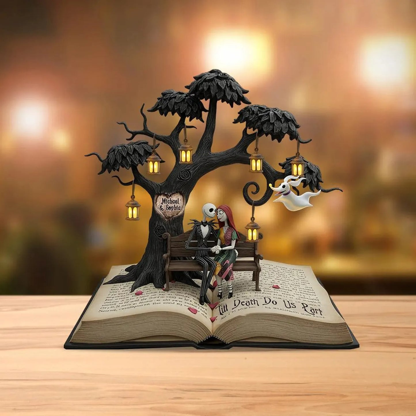 Personalized Scary Couple Custom Shaped Acrylic Plaque