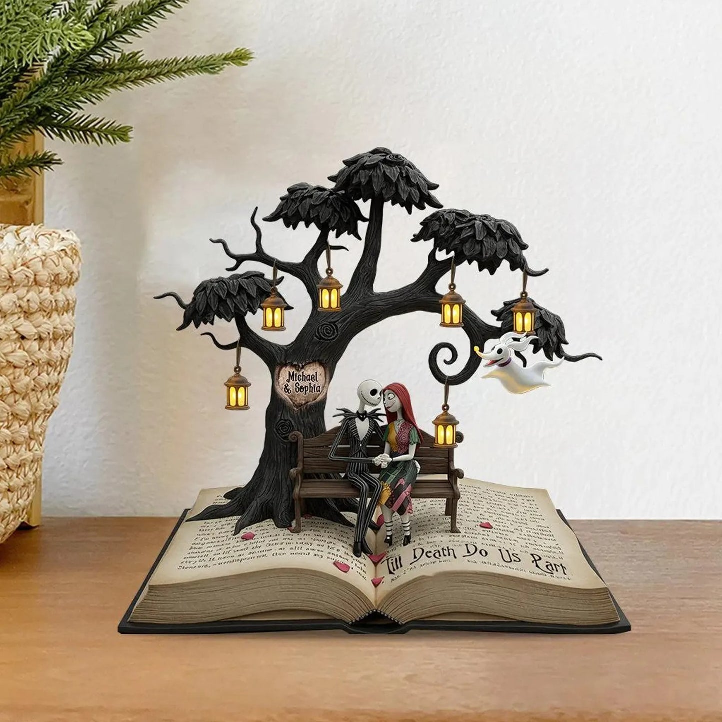 Personalized Scary Couple Custom Shaped Acrylic Plaque