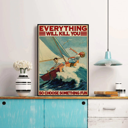 Love Beach - Everything Will Kill You - Couple Canvas And Poster
