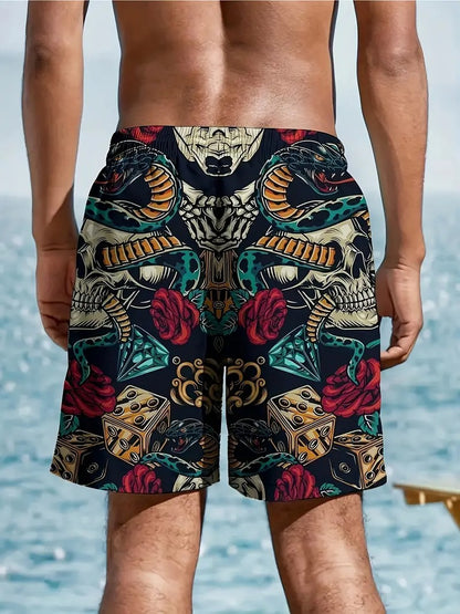 Skull Snake Beach Short Quick Dry