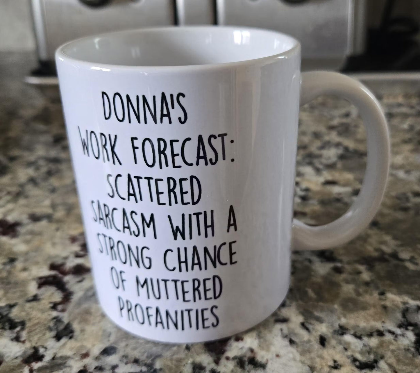 Funny Mug - Work Forecast - Fun Gifts For Coworker, Friends, Boss - Personalized Mug