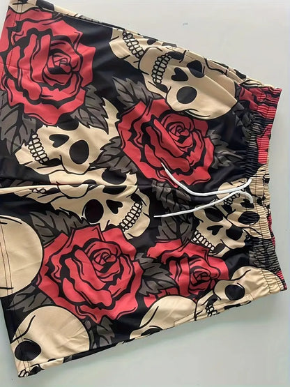 Skulls Roses Beach Short Quick Dry