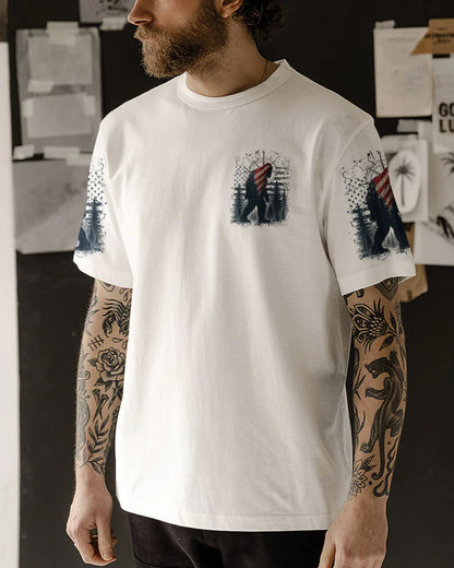 NOT ALL WHO WANDER ARE LOST BIGFOOT ALL OVER PRINT