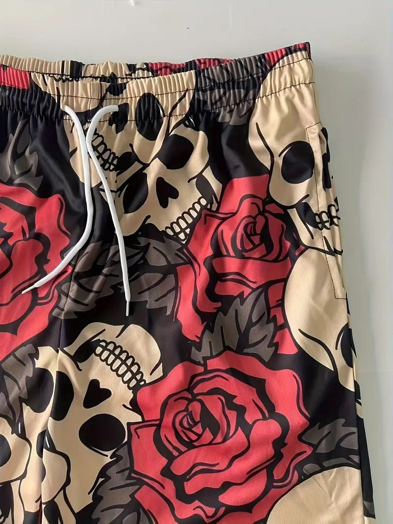 Skulls Roses Beach Short Quick Dry