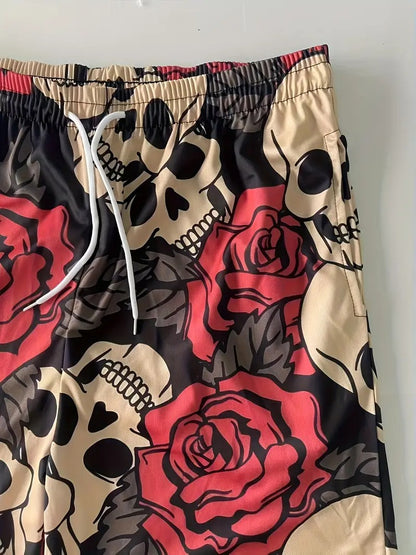 Skulls Roses Beach Short Quick Dry
