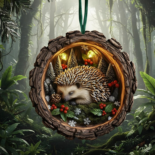 Animals Wooden Ornament, Christmas Decoration Wooden Ornament